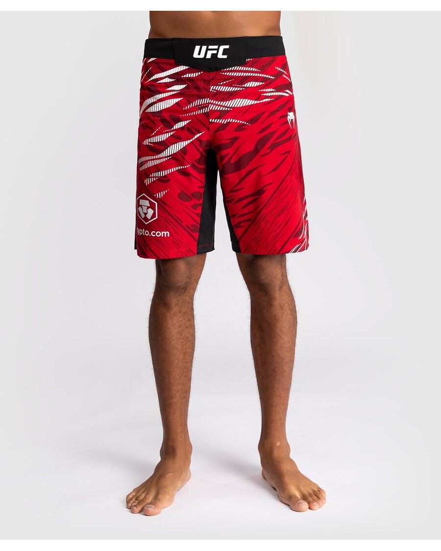 UFC Fusion Von Venum Authentic Fight Night Herren-Kampfshorts – Lange Passform – Rot