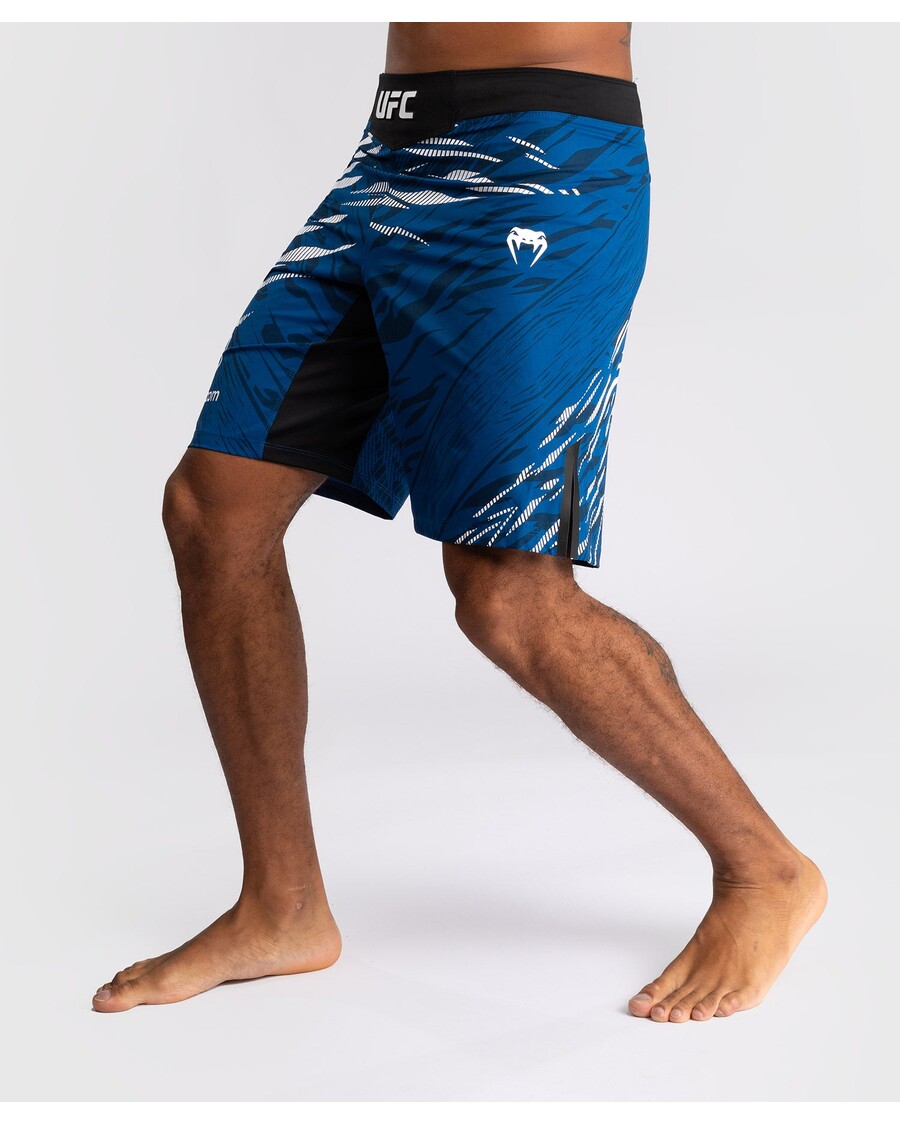 Ufc Fusion By Venum Autentisk Fight Night Herrekamp Kort - Lang Pasform - Blå