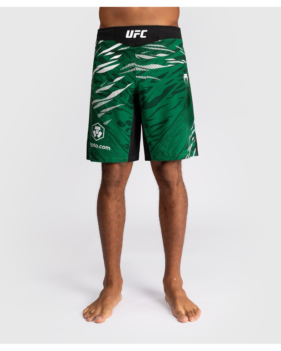 UFC Fusion Von Venum Authentic Fight Night Herren-Kampfshorts – Lange Passform – Grün
