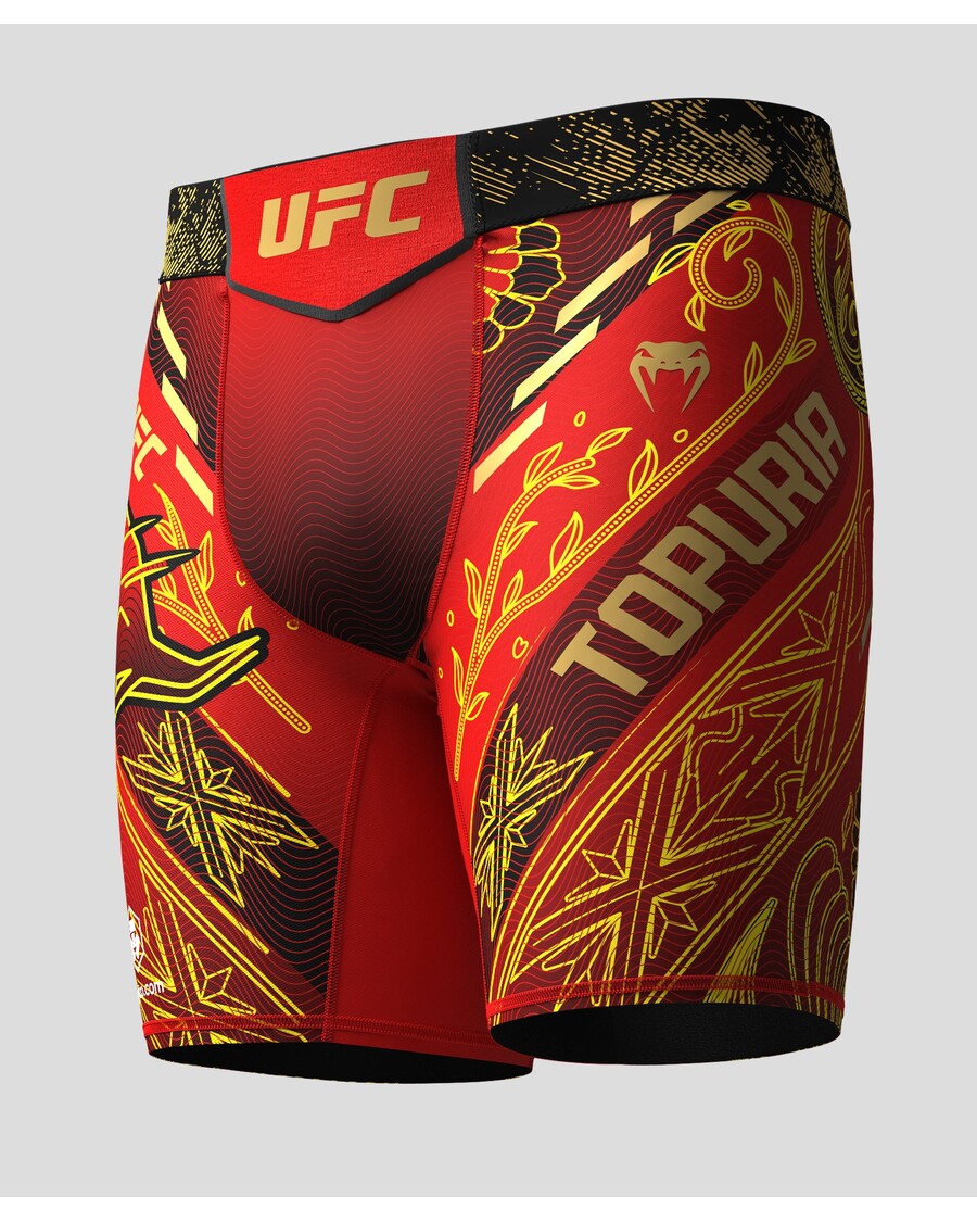 UFC Unrivaled by Venum Ilia Topuria Unisex Vale Tudo Short - Red