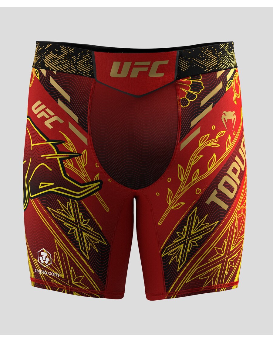 UFC Konkurrenzlos Von Venum Ilia Topuria Unisex Vale Tudo Short – Rot