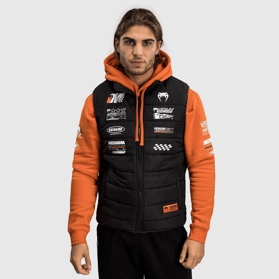 Venum Motorsport Down Vest - Deep Black