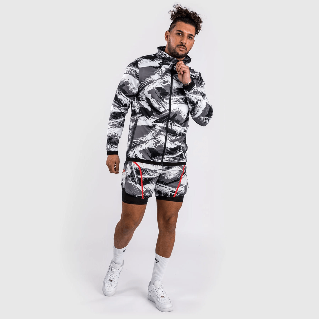 Venum Electron 3.0 Hoodie - Grey/Red