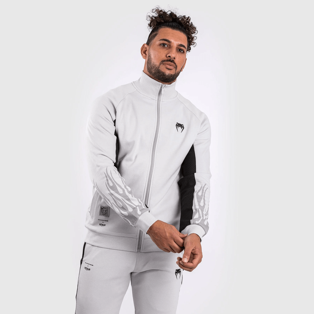 Venum x Dodge Demon 170 Men's Full-Zip Jacket - Grey