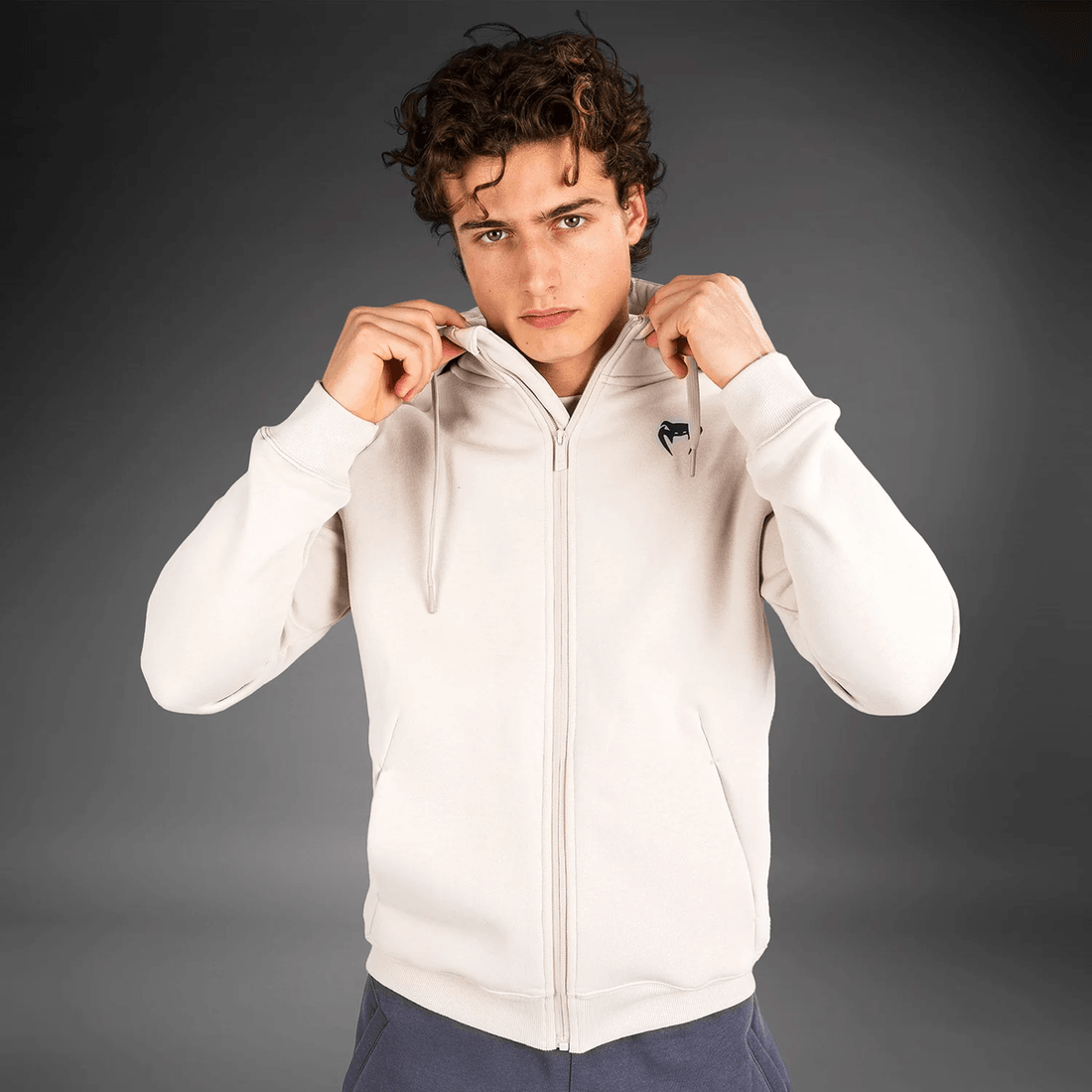 Venum Strikeland  Full Zip Hoodie - Greige