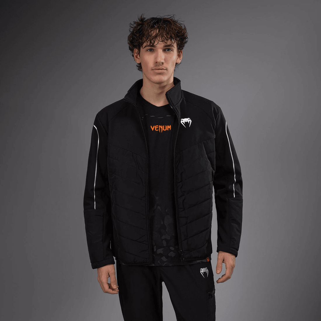 Venum Paddock Softshell Jacket Long Sleeves - Black