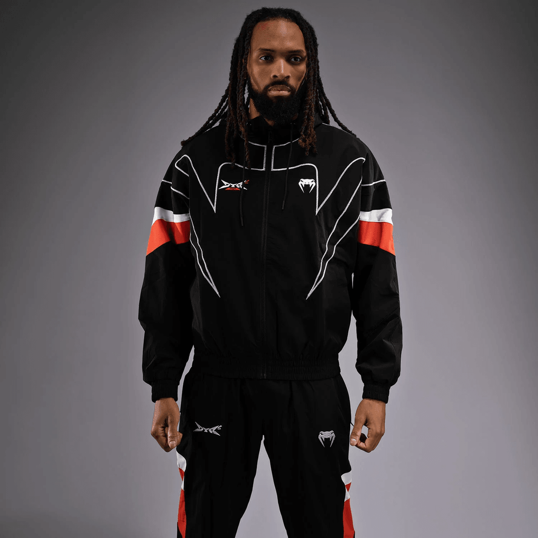 Venum x DTR Fight Attack 90 Tracksuit Jacket - Black/Orange