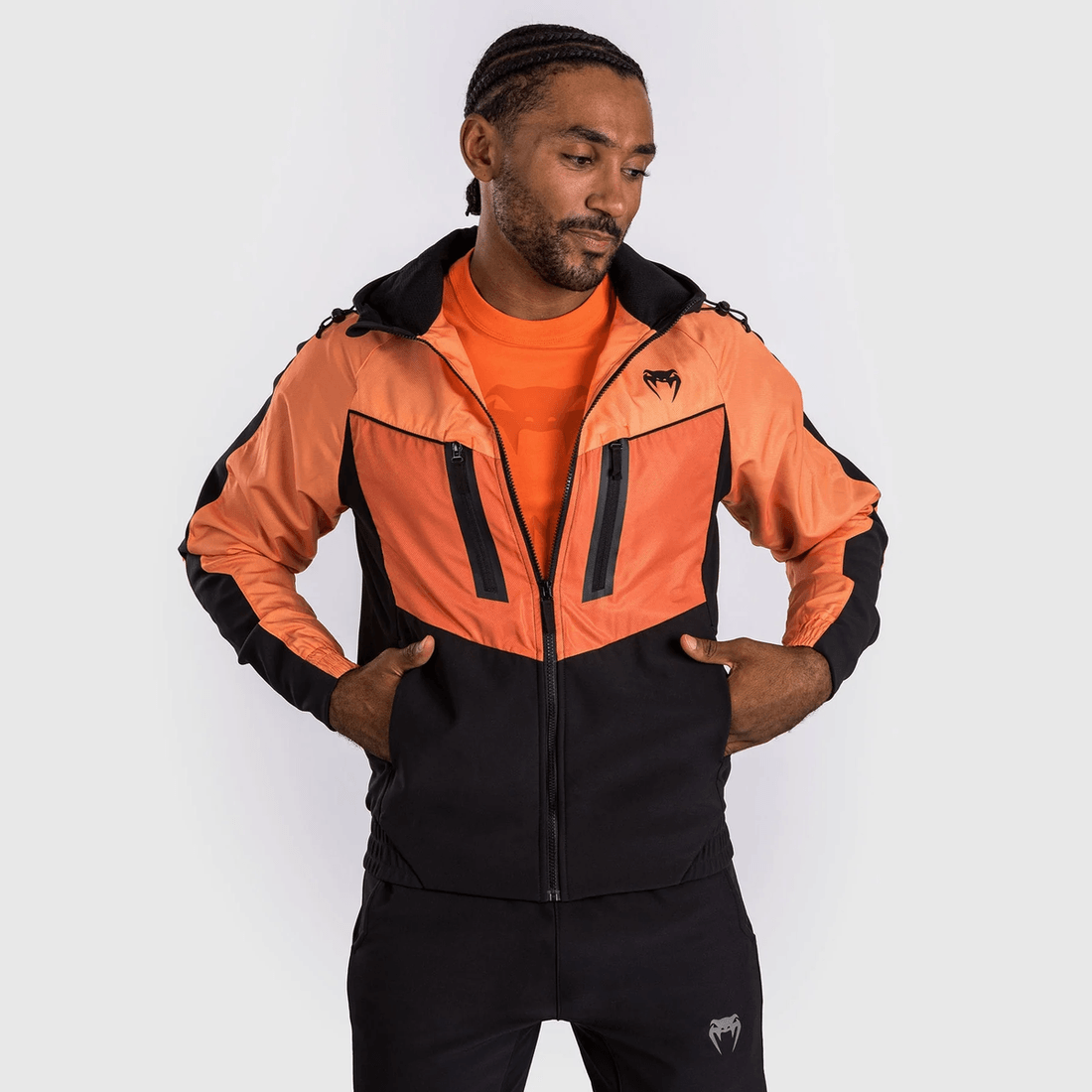 Venum Laser 3.0 Track Jacket - Black/Orange