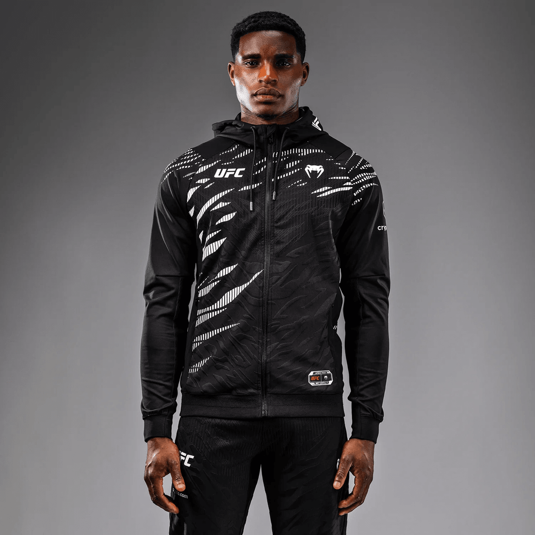 UFC Fusion by Venum Authentic Fight Night Men’s Walkout Hoodie - Black