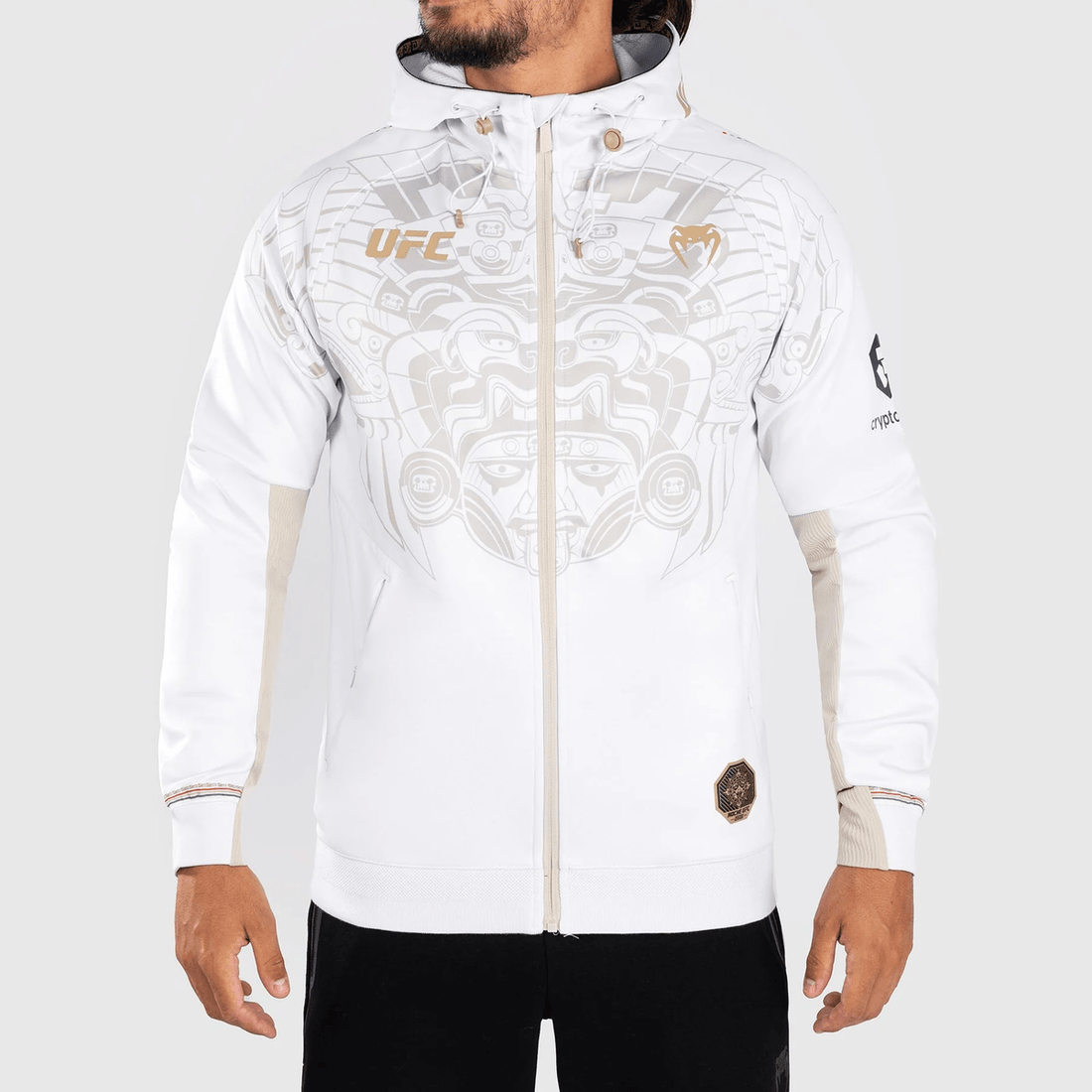 Noche UFC By Venum Authentic Fight Night Men’s Walkout Hoodie - White