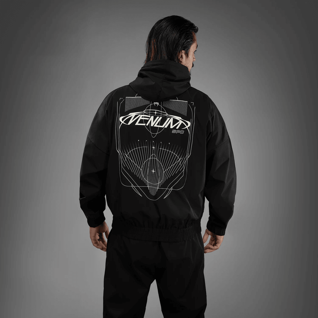 Venum Eclipse Track Jacket - Black/Ivory