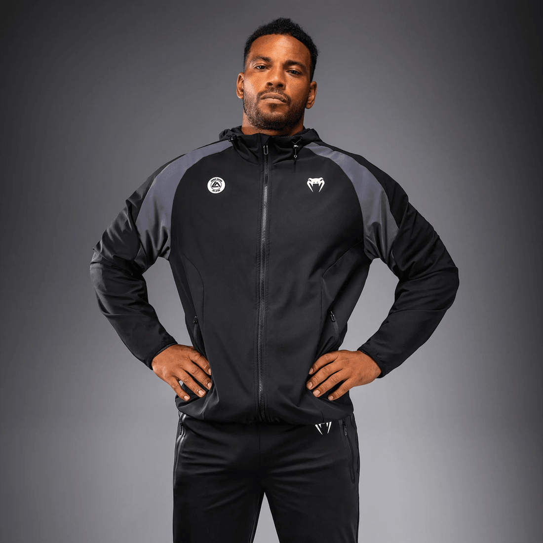 Venum x Roger Gracie Academy Track Jacket - Black