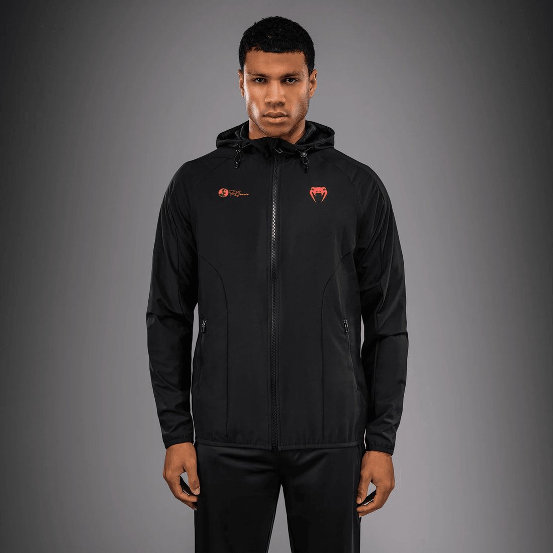 Venum x Roger Gracie Signature Track Jacket - Black/Red