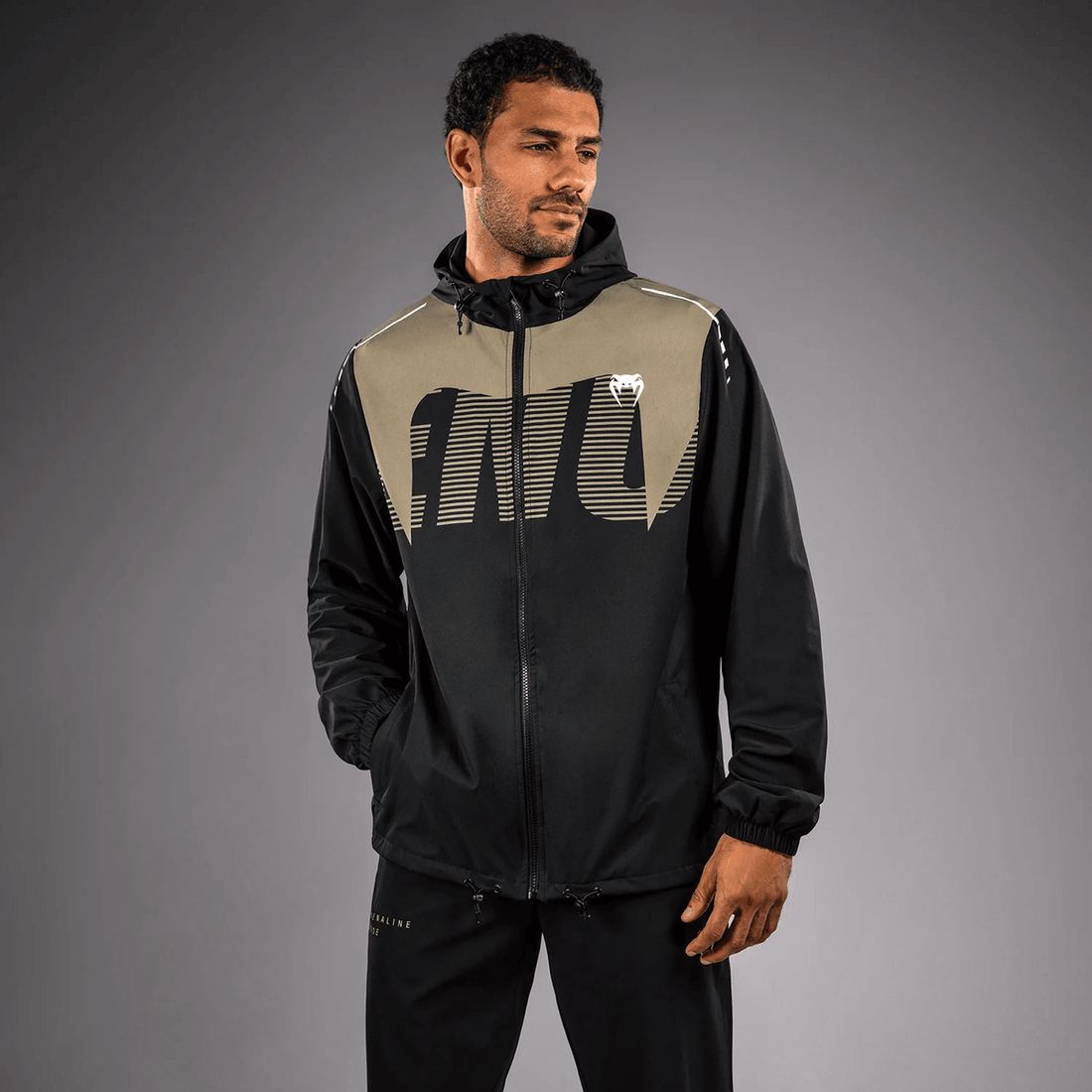 Venum Adrenaline Track Jacket - Black/Sand