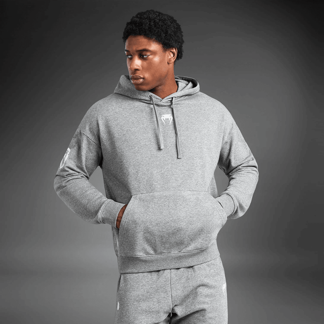 Venum Vortex XL Lite Men's Hoodie - Light Heather Grey