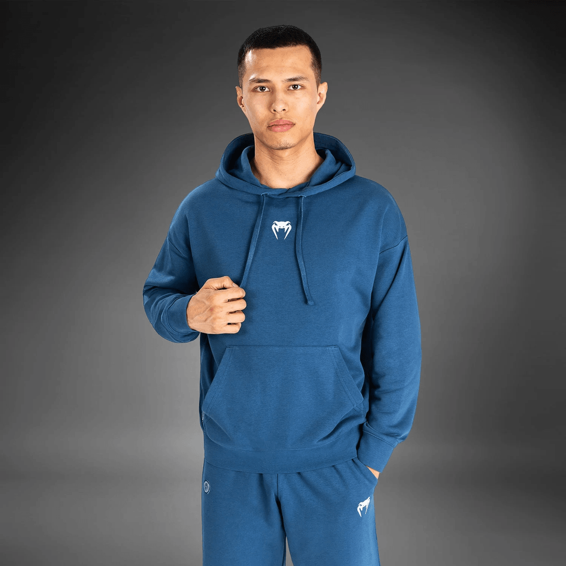 Venum Vortex XL Men's Hoodie - Navy Blue