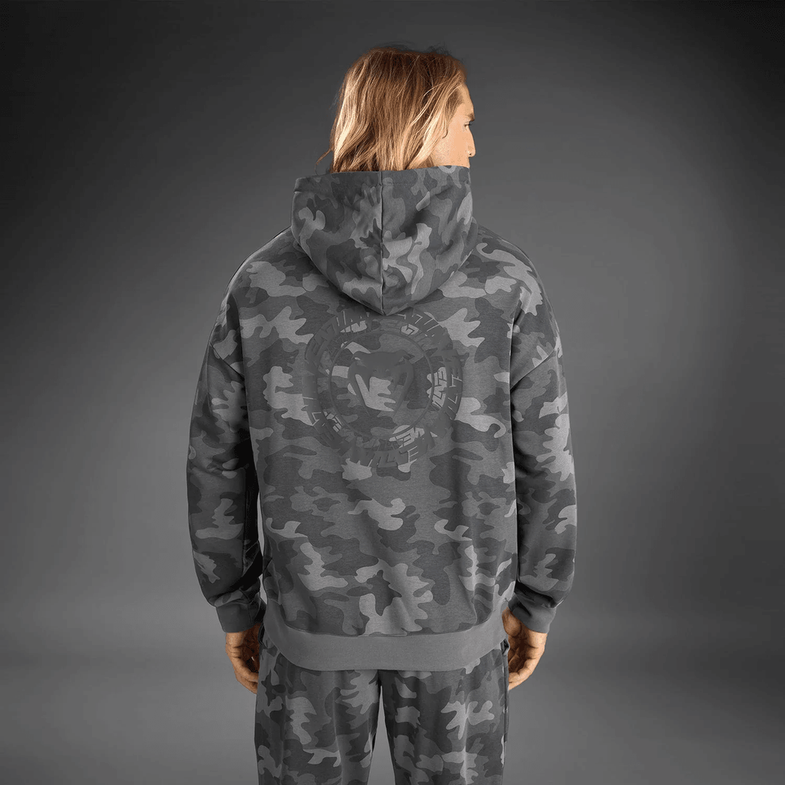 Venum Vortex XL Men's Hoodie - Anthracite Camo
