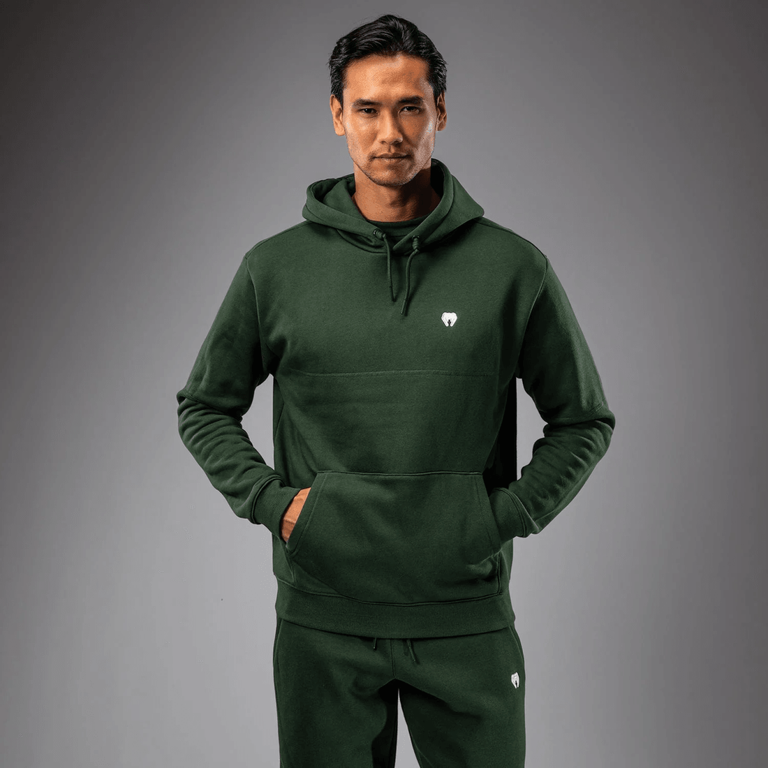Venum Silent Power Hoodie - Forest Green