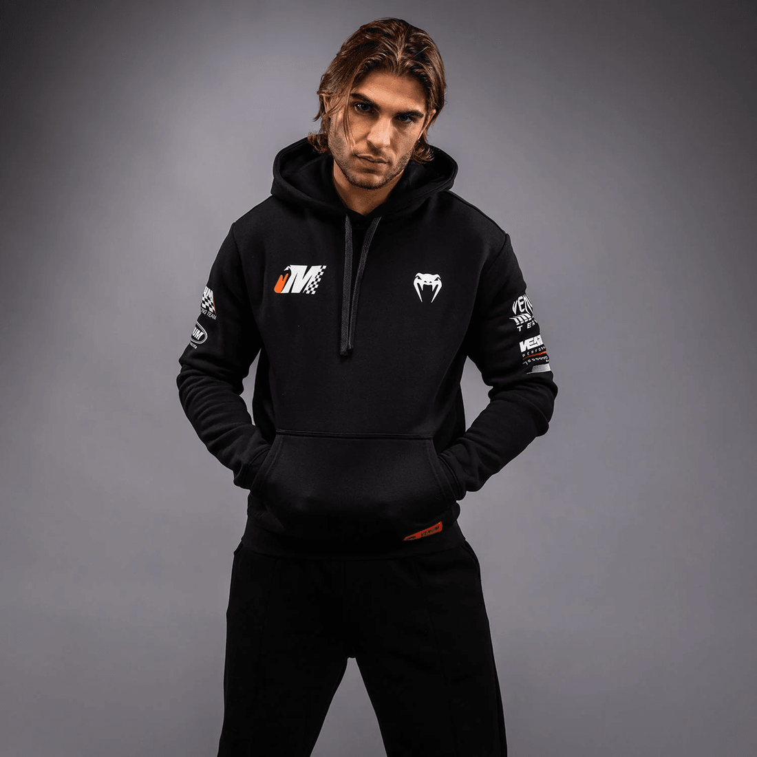 Venum Motorsport Hoodie - Deep Black