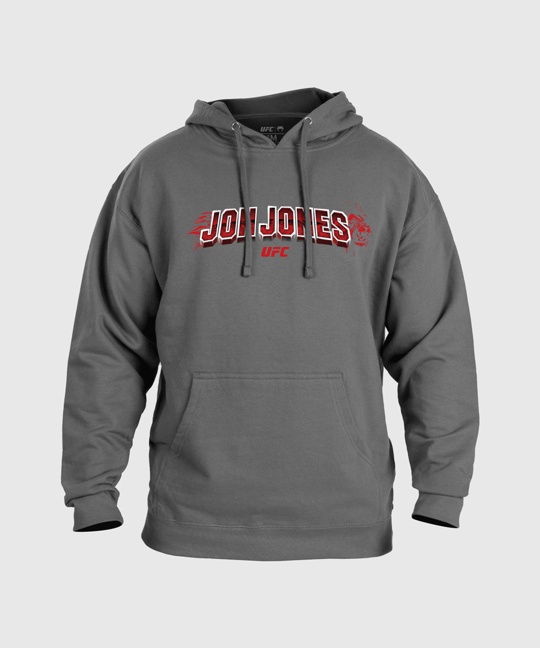 Men's UFC Unrivaled by Venum Heather Grey Jon Jones Hoodie