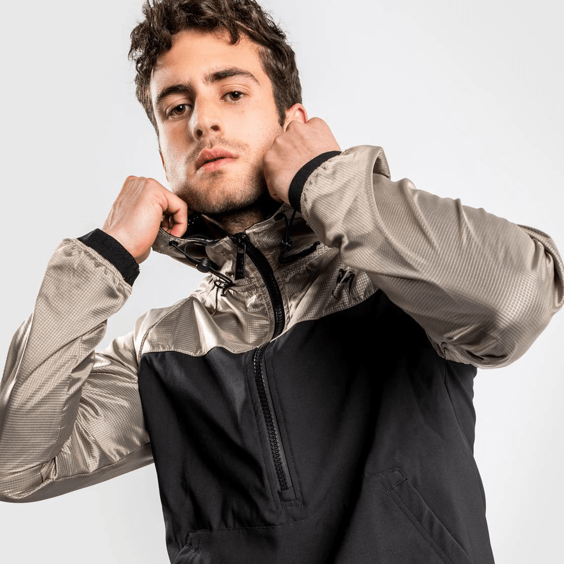 Venum Laser XT Hoodie – Black/Sand