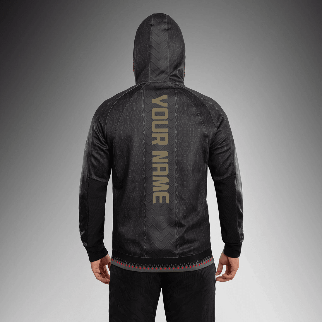 Men’s Noche UFC 2.0 By Venum Black Authentic Fight Night Walkout Personalized Hoodie