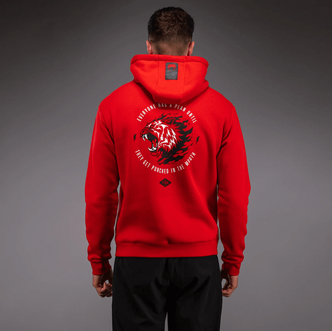 Venum x Mike Tyson Tiger Hoodie - Intense Red/Deep Black