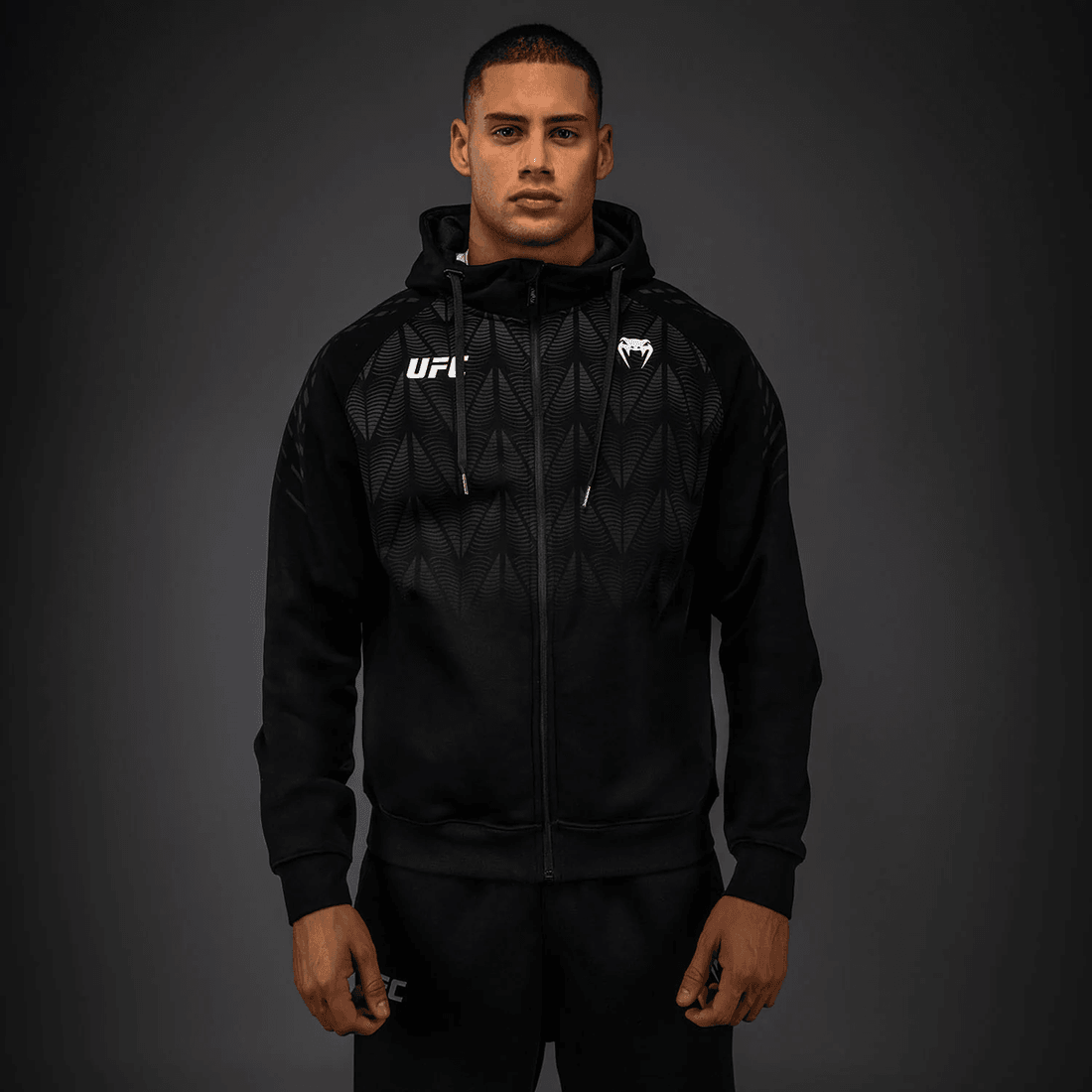 Men’s UFC Zenith by Venum Replica Black Zip Hoodie