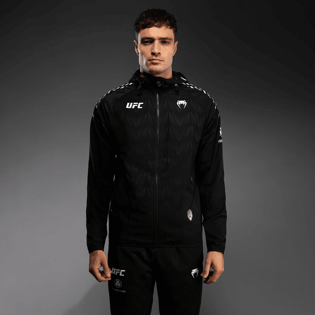 Men’s UFC Zenith by Venum Black Authentic Fight Night Walkout Hoodie