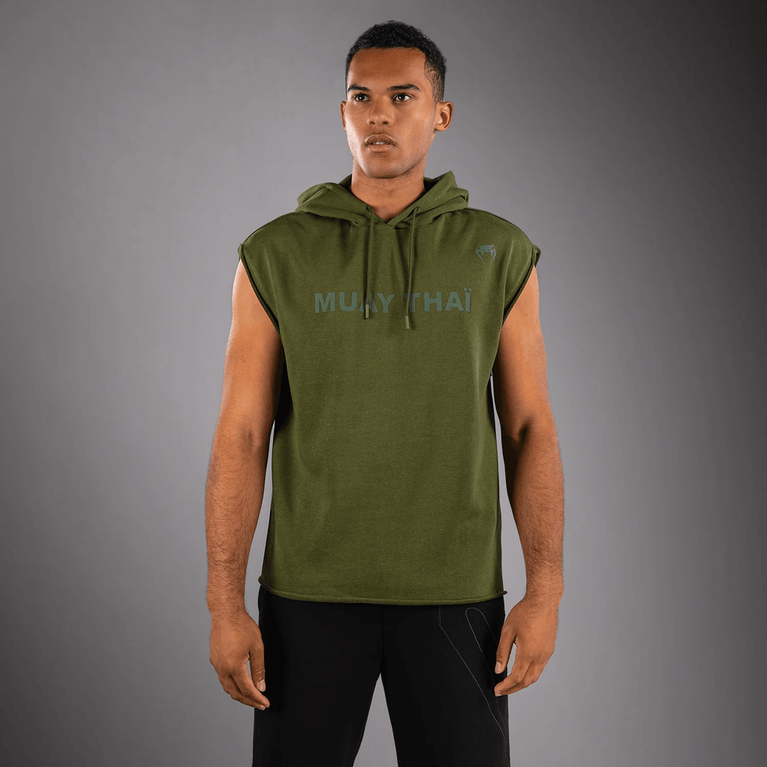 Venum Muay Thai VT Sleeveless Hoodie - Military Green