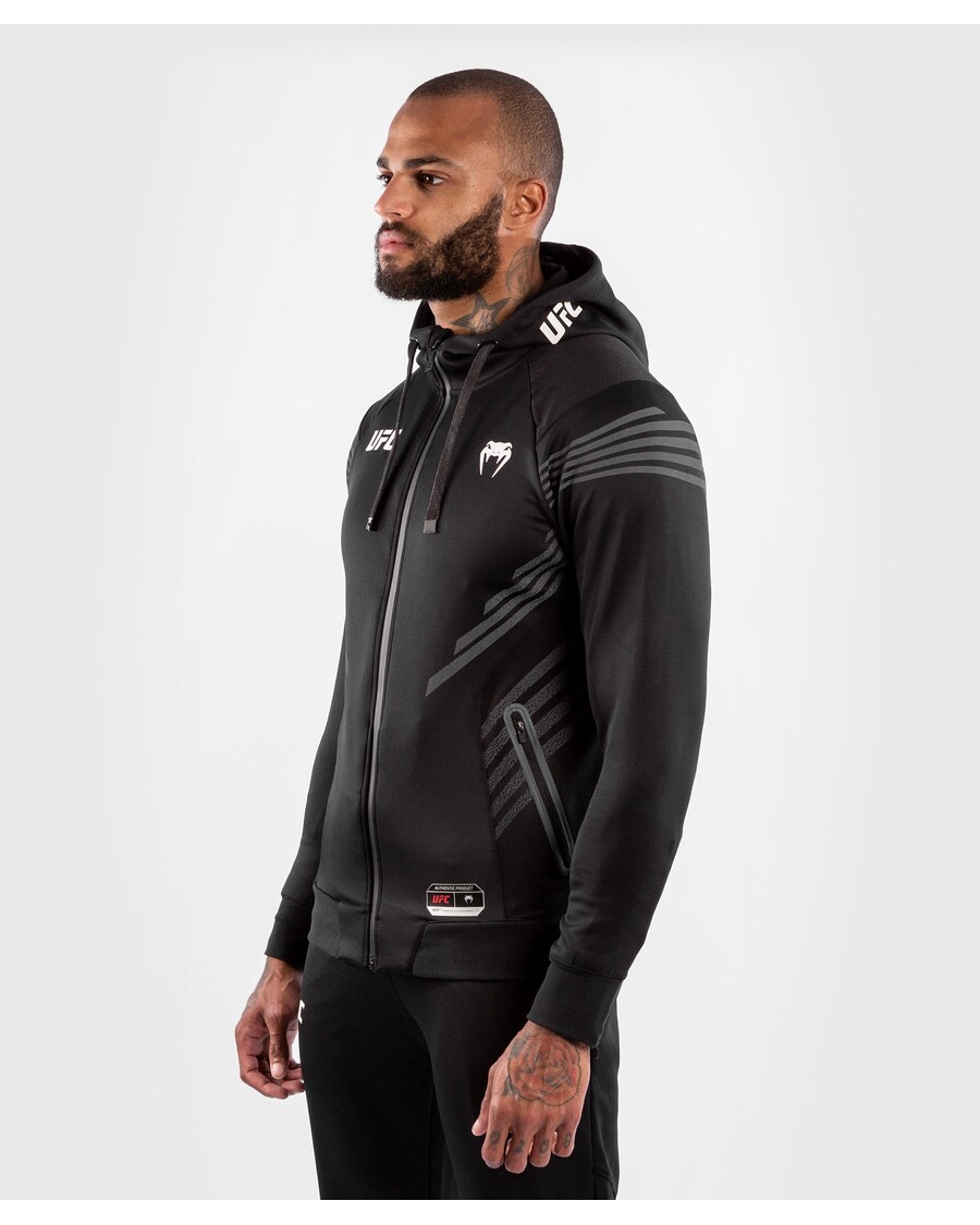 UFC Venum Authentic Fight Night Men's Walkout Hoodie - Black