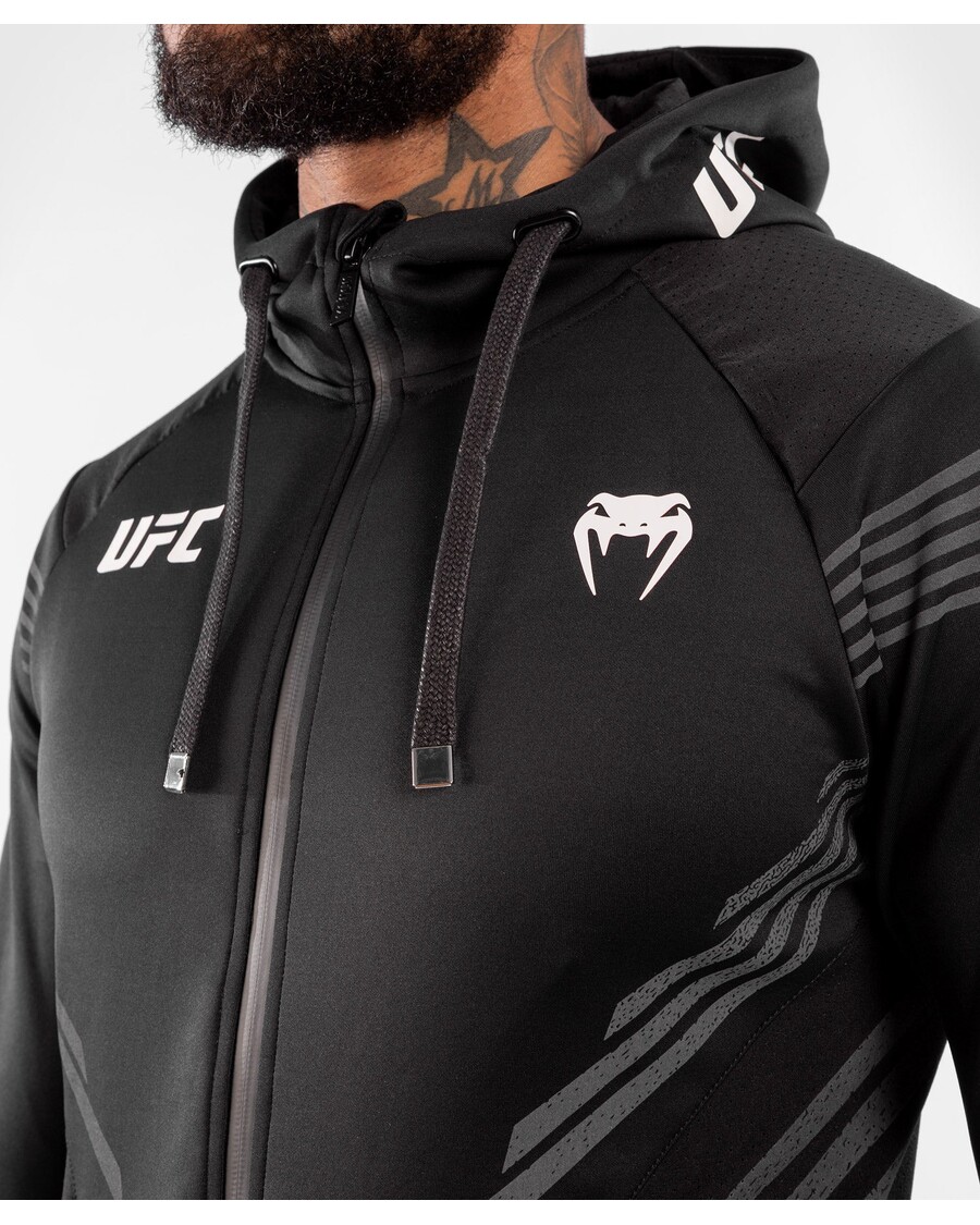 UFC Venum Authentic Fight Night Men's Walkout Hoodie - Black