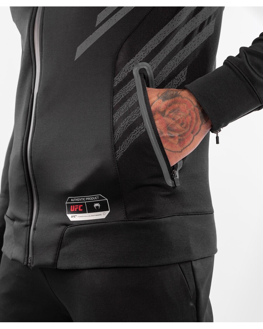 UFC Venum Authentic Fight Night Men's Walkout Hoodie - Black