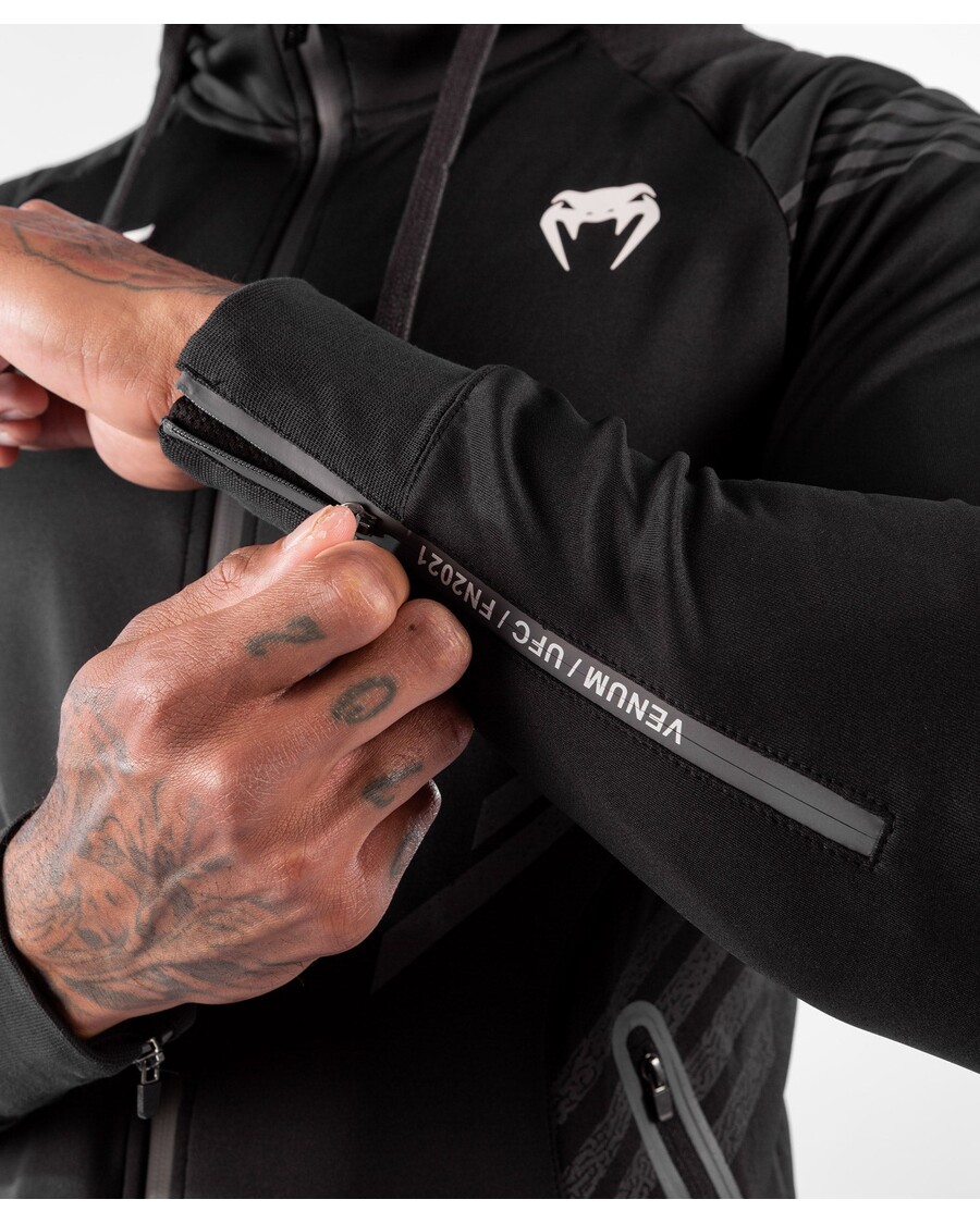 UFC Venum Authentic Fight Night Men's Walkout Hoodie - Black