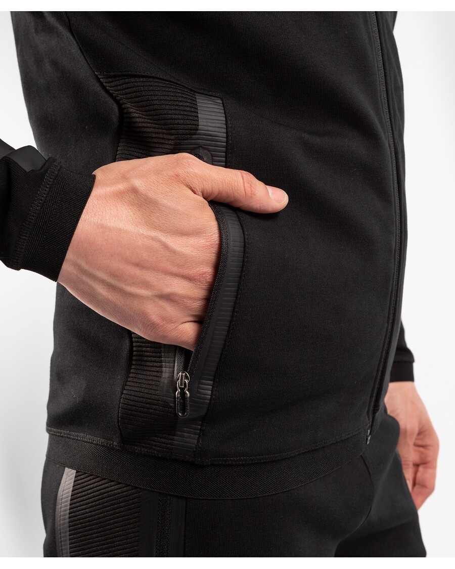 Felpa Con Cappuccio Venum Laser Evo 2.0 - Nera/nera