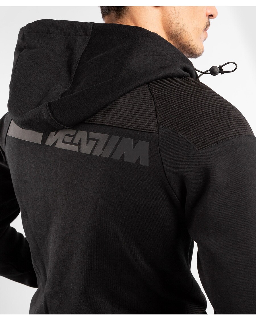 Felpa Con Cappuccio Venum Laser Evo 2.0 - Nera/nera