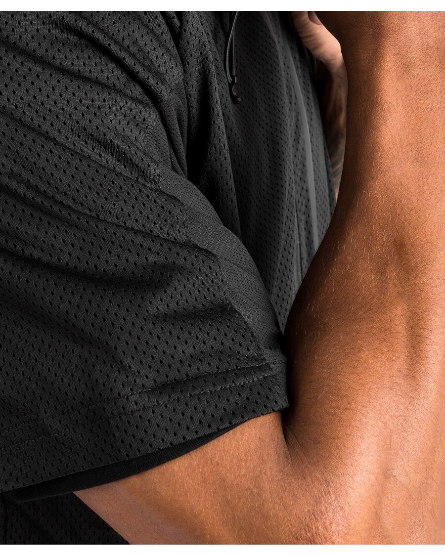 Venum Electron 3.0 Dry Tech Bunda - Krátký Rukáv - černá