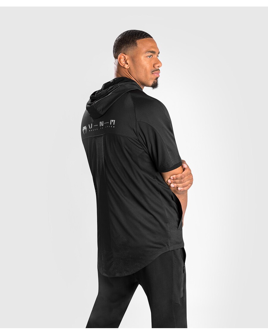 Venum Electron 3.0 Dry Tech Bunda - Krátký Rukáv - černá