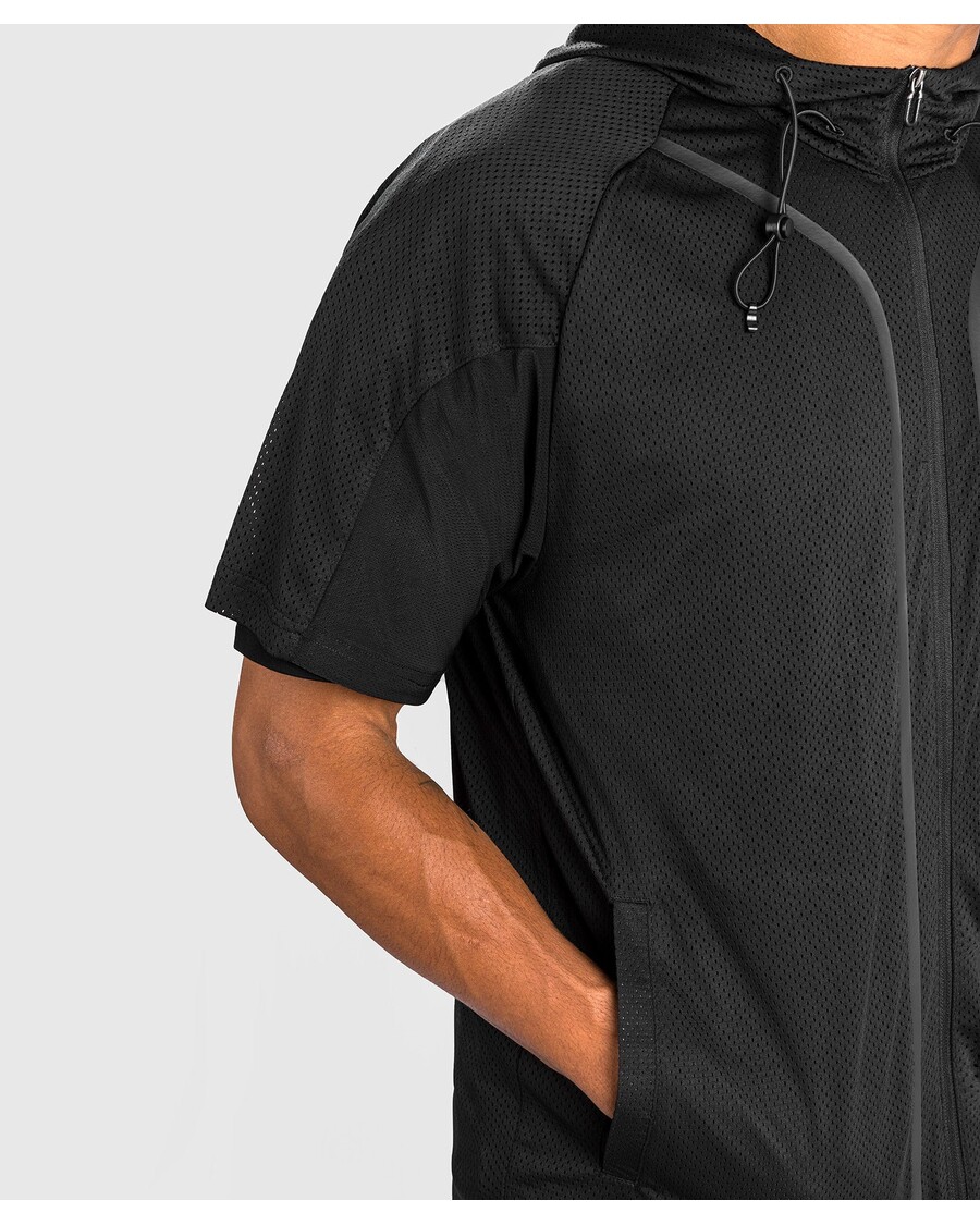 Venum Electron 3.0 Dry Tech Bunda - Krátký Rukáv - černá