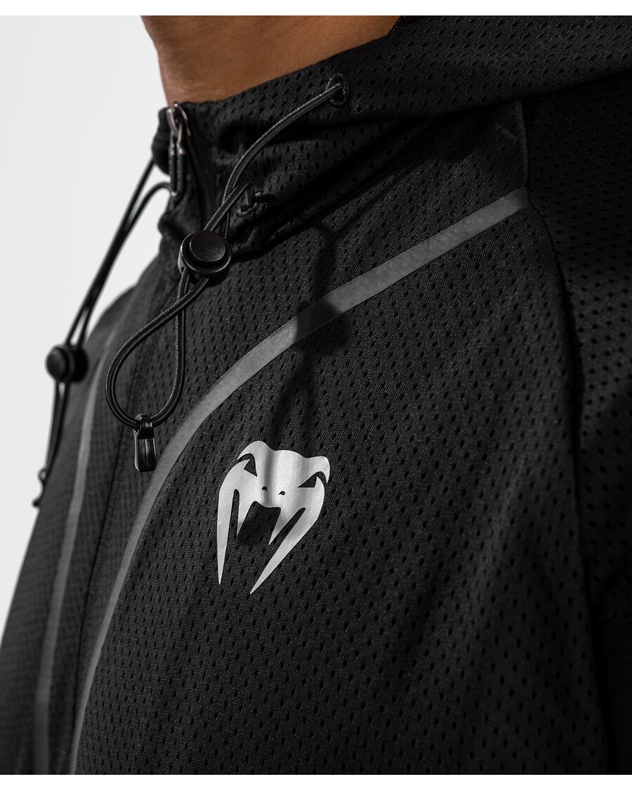 Venum Electron 3.0 Dry Tech Bunda - Krátký Rukáv - černá