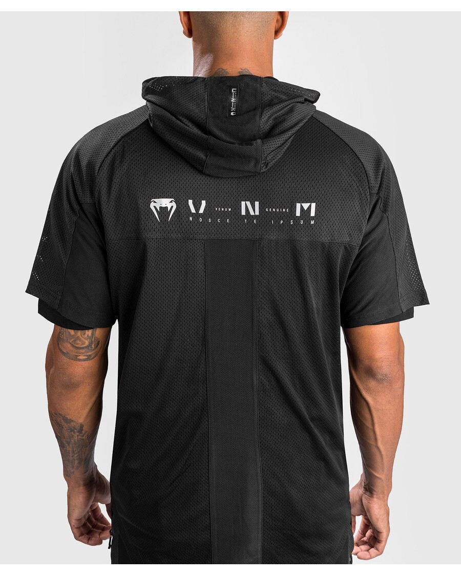 Venum Electron 3.0 Dry Tech Bunda - Krátký Rukáv - černá