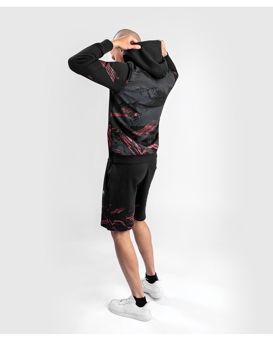 Ufc Venum Authentic Fight Week 2.0 Moletom Com Capuz Masculino - Preto/vermelho