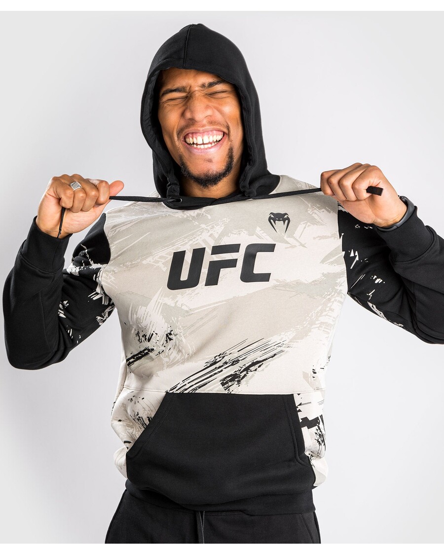 UFC Venum Authentic Fight Week 2.0 Men’s Pullover Hoodie - Sand/Black