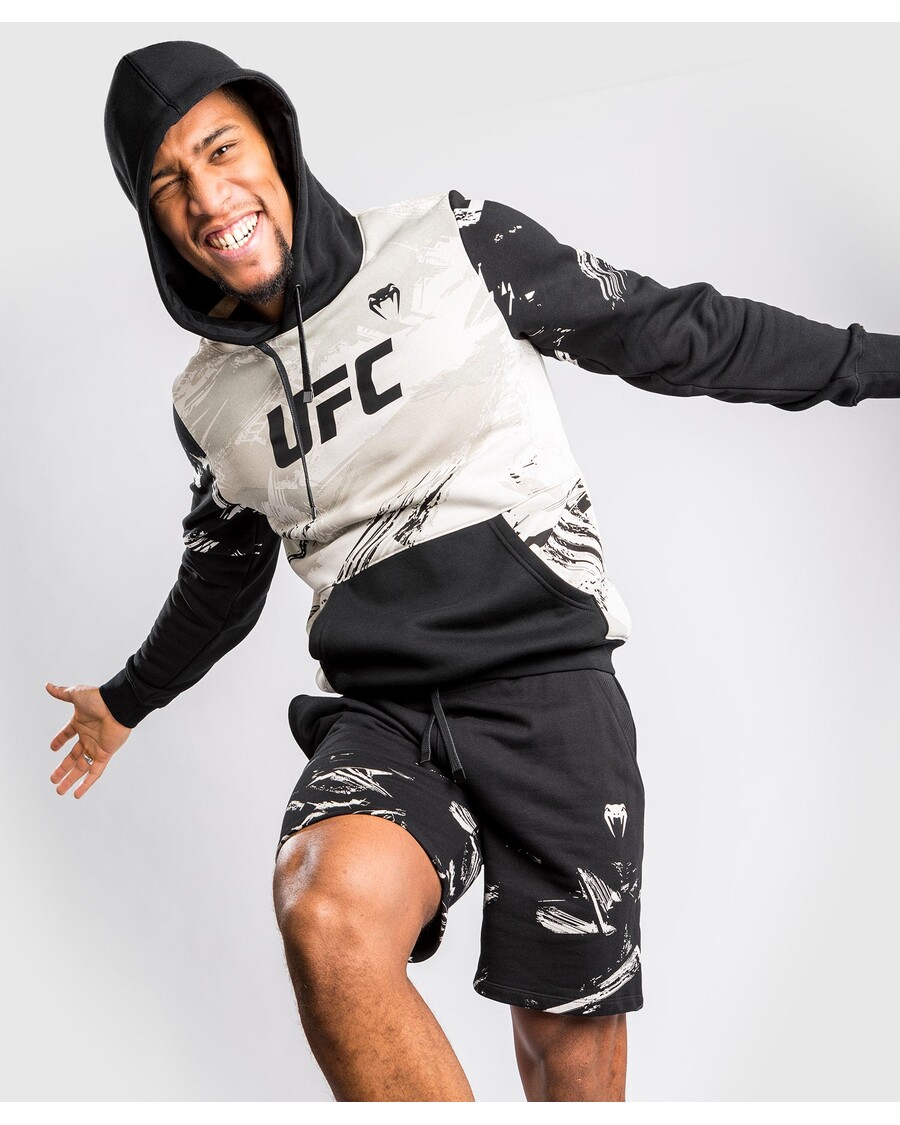 UFC Venum Authentic Fight Week 2.0 Men’s Pullover Hoodie - Sand/Black