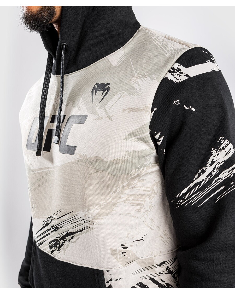 UFC Venum Authentic Fight Week 2.0 Men’s Pullover Hoodie - Sand/Black