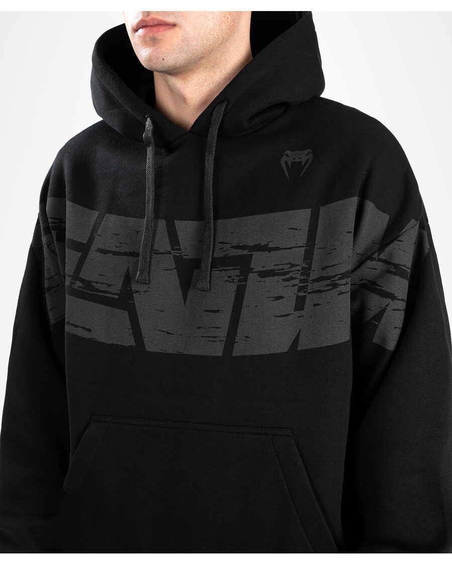 Mikina S Kapucí Venum Connect Xl - Oversize Střih - černá