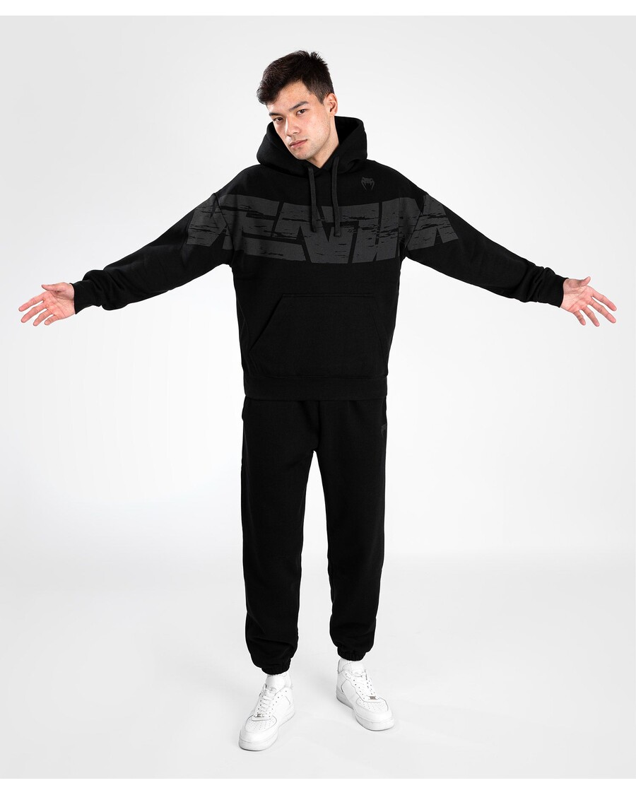 Mikina S Kapucí Venum Connect Xl - Oversize Střih - černá