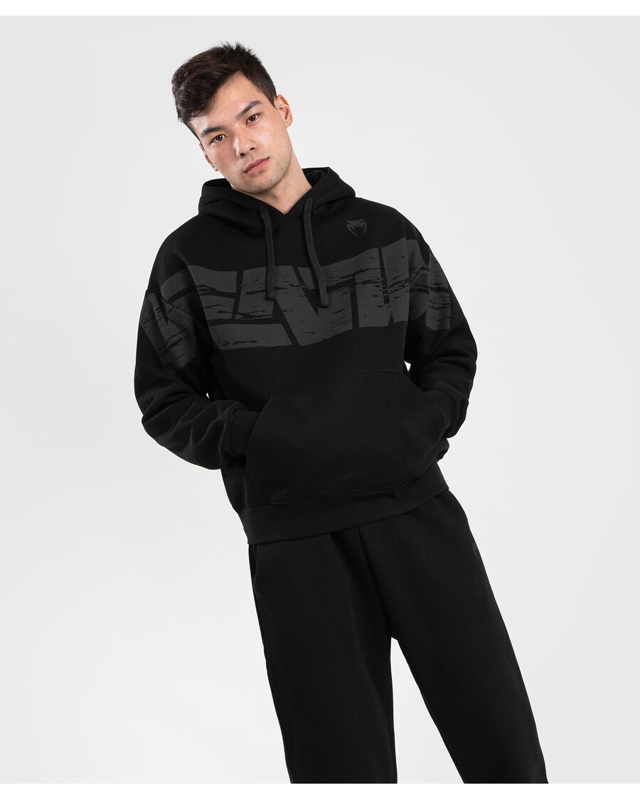 Mikina S Kapucí Venum Connect Xl - Oversize Střih - černá