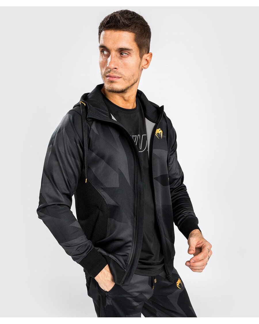 Felpa Con Cappuccio Venum Razor - Nera/oro