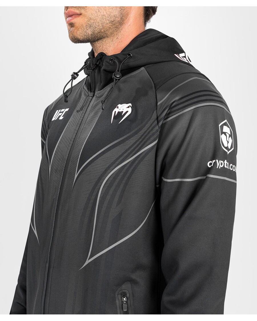 UFC Venum Authentic Fight Night 2.0 Kit by Venum Men's Walkout Hoodie - Black